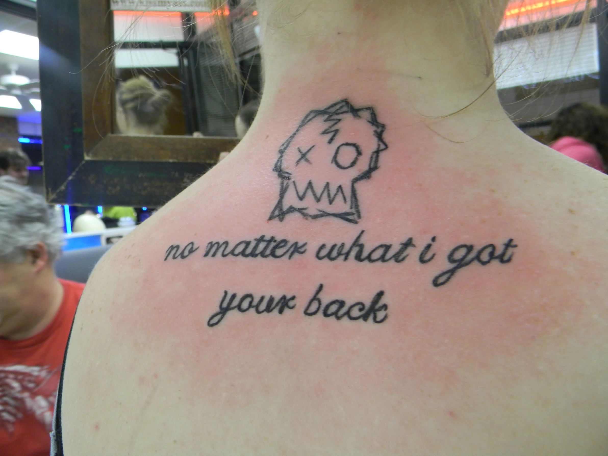 18 Strong I Got Your Back Tattoo Expresses Loyalty
