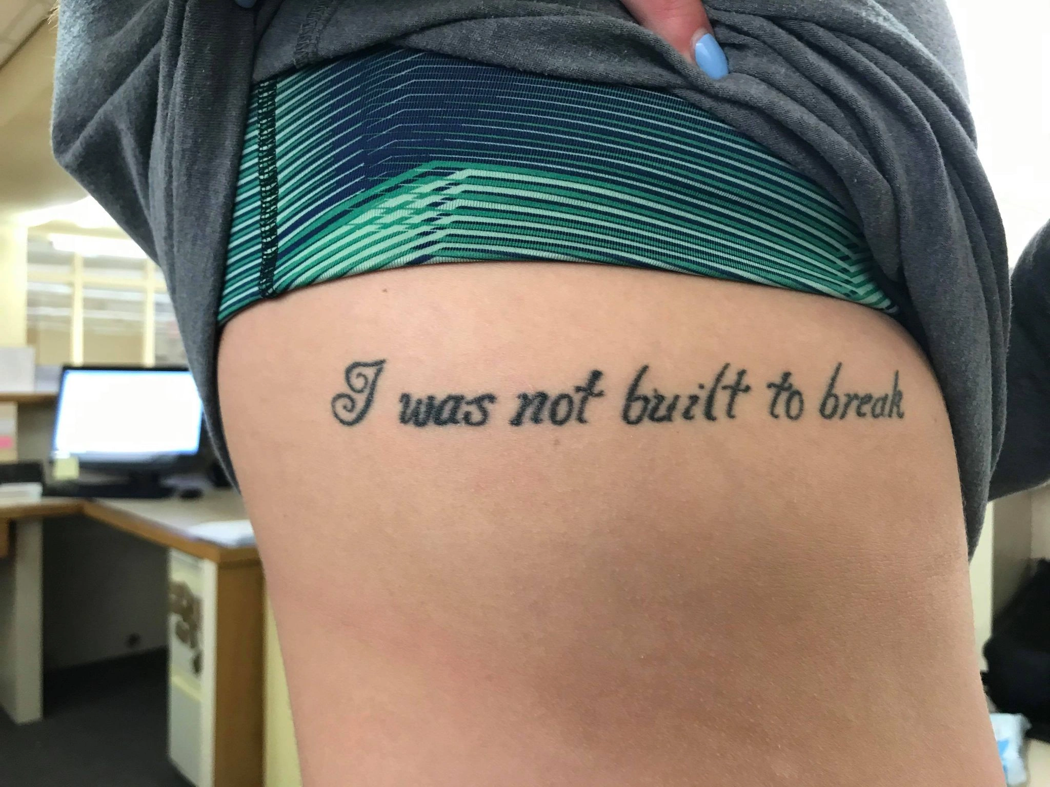 6 Powerful I Was Not Built To Break Tattoos Standstrong