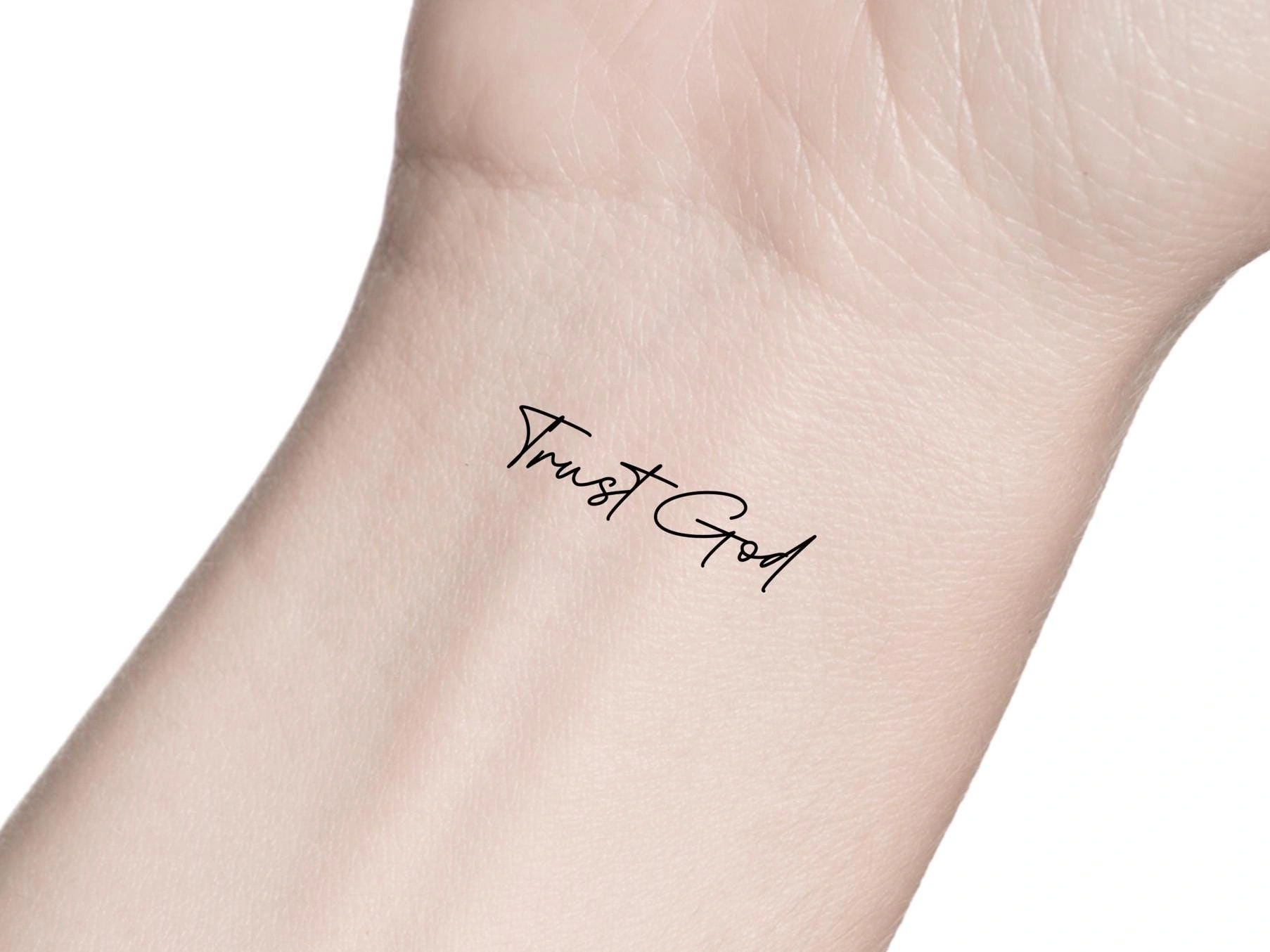 15 Inspired In God I Trust Tattoo Designs For Faith