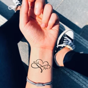 22 Stylish Infinity Tattoos For Best Friends
