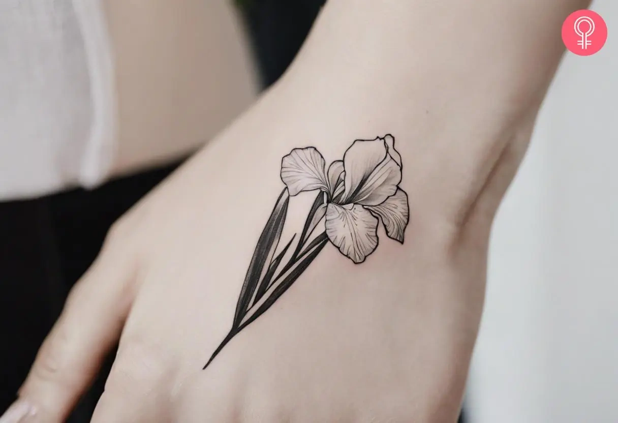 32 Vibrant Iris Tattoo Black And White For Every Style