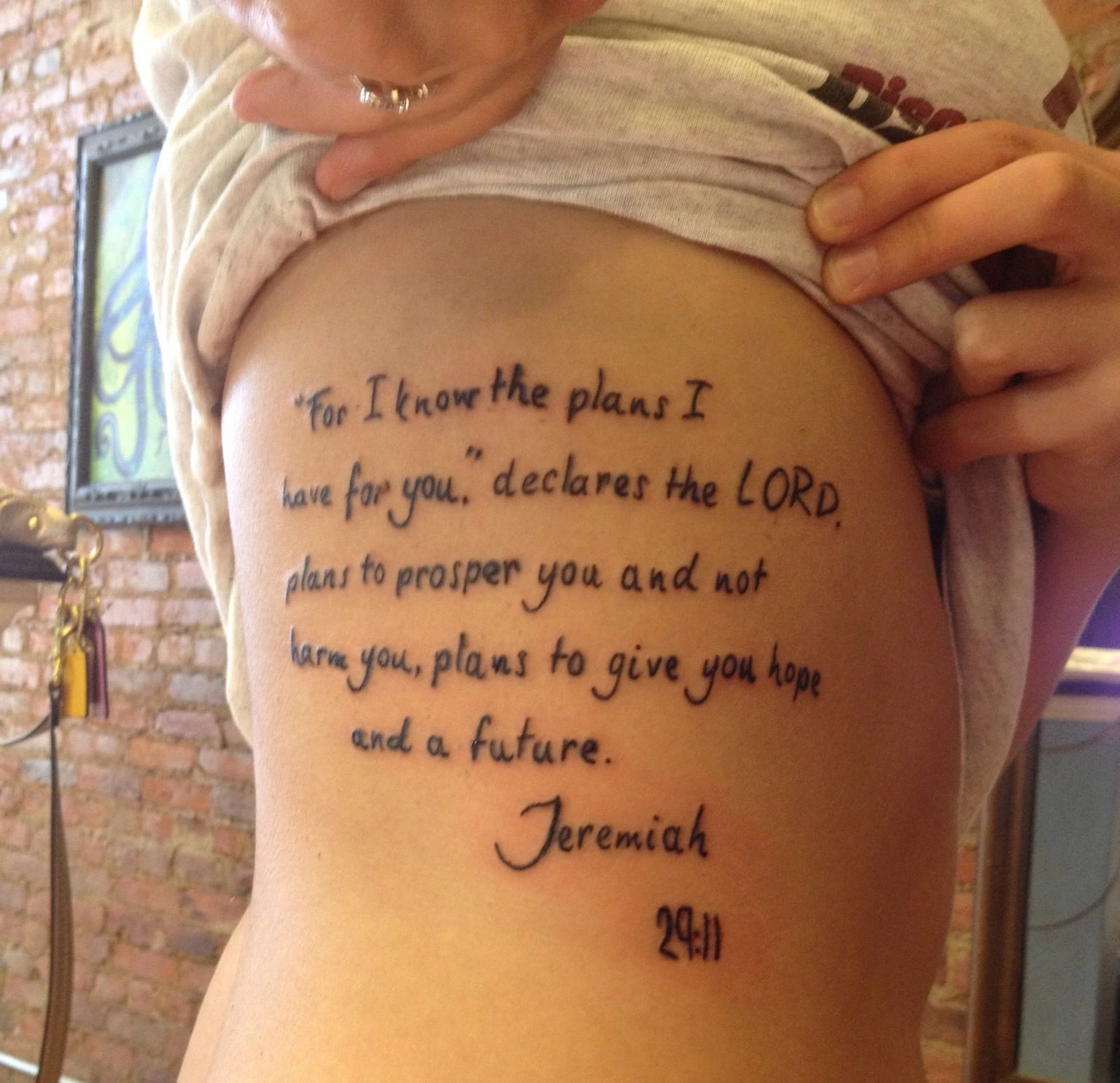 Jeremiah 29 11 Tattoo Ideas