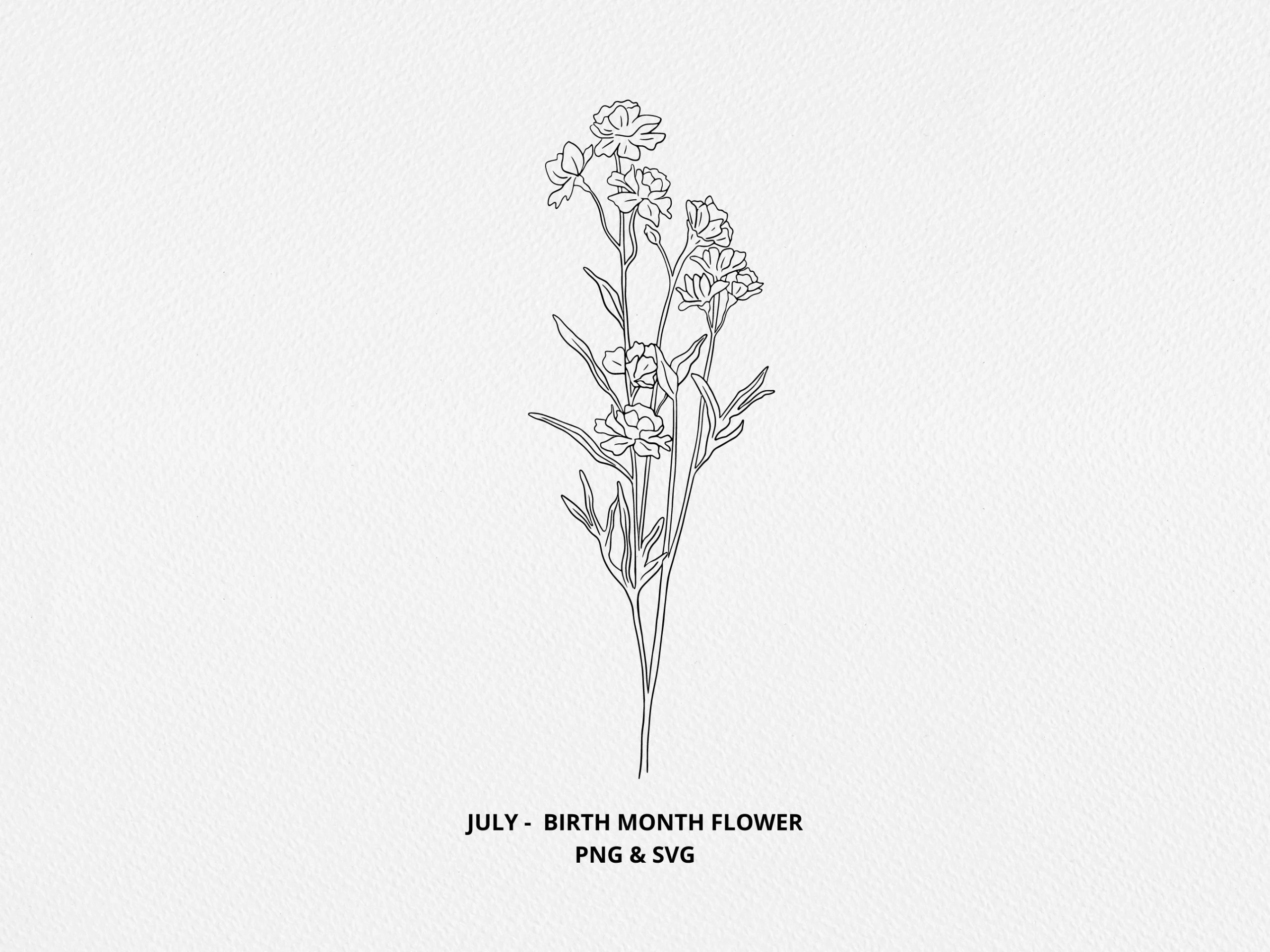 30 Elegant July Birth Flower For Tattoo Radiant Glow