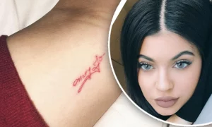 22 Trendy Sparkles Kylie Jenner Red Heart Tattoo Inspiration