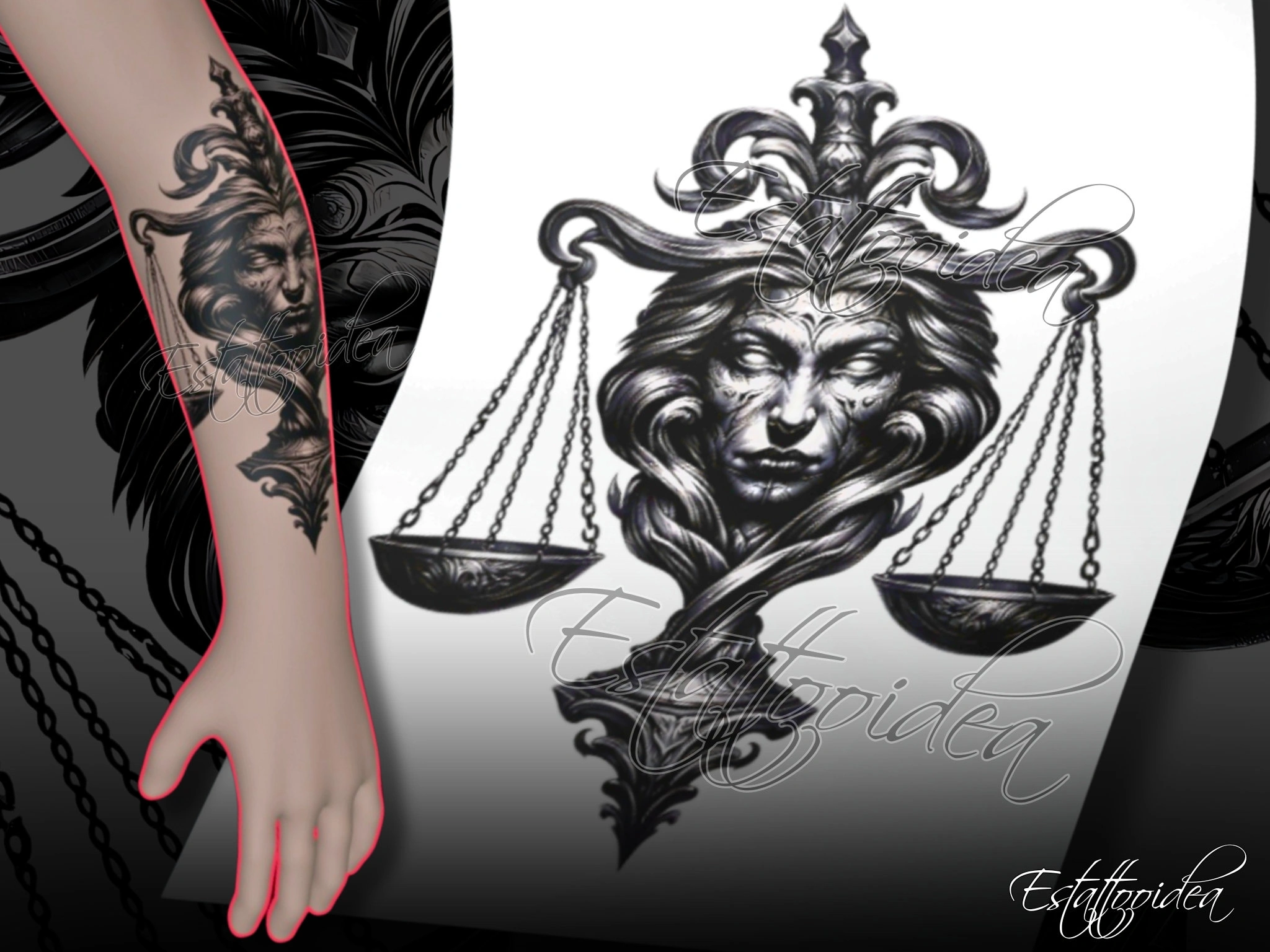17 Stunning Libra Tattoo Designs For Men Balance