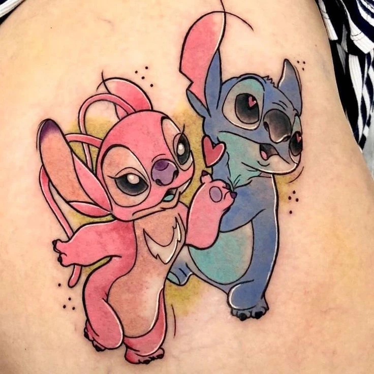 10 Magical Lilo And Stitch Couple Tattoos For Heartbeats