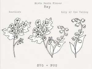 28 Lily Of The Valley Hawthorn Flower Tattoo Art