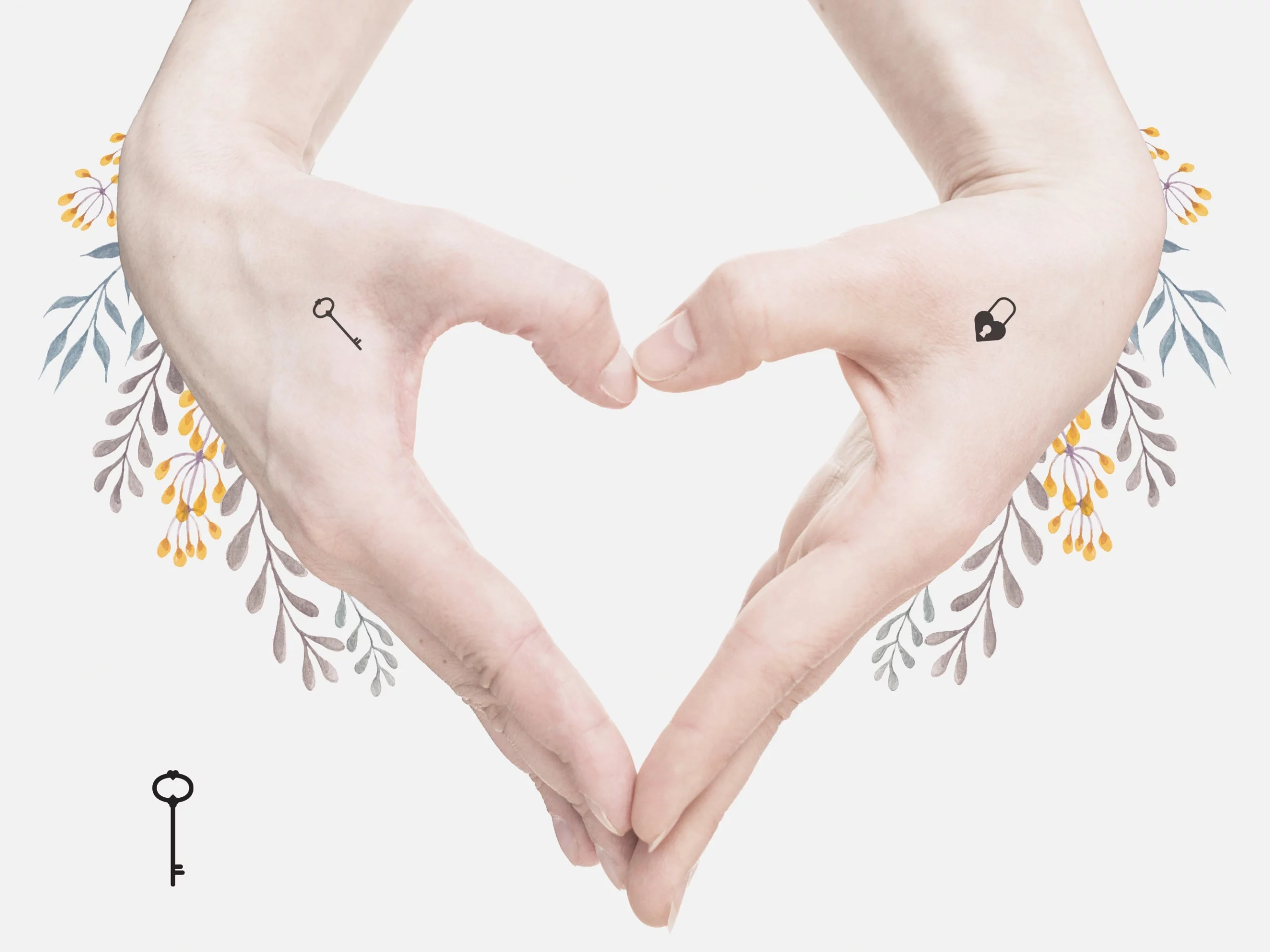 22 Radiant Lock & Key Tattoos Couples For Forever