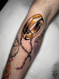 12 Visions Of The Lord Of The Rings One Ring Tattoo