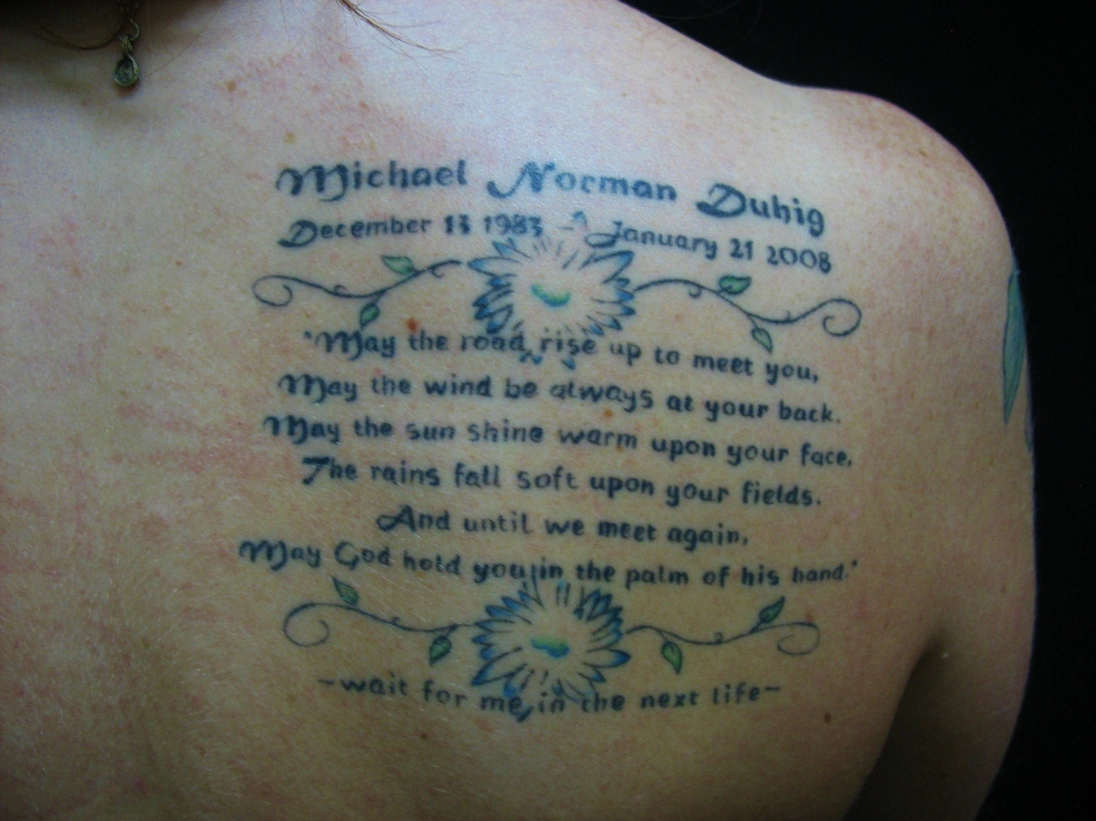 18 Beautiful Lost Loved One Tattoo Quotes That Heal