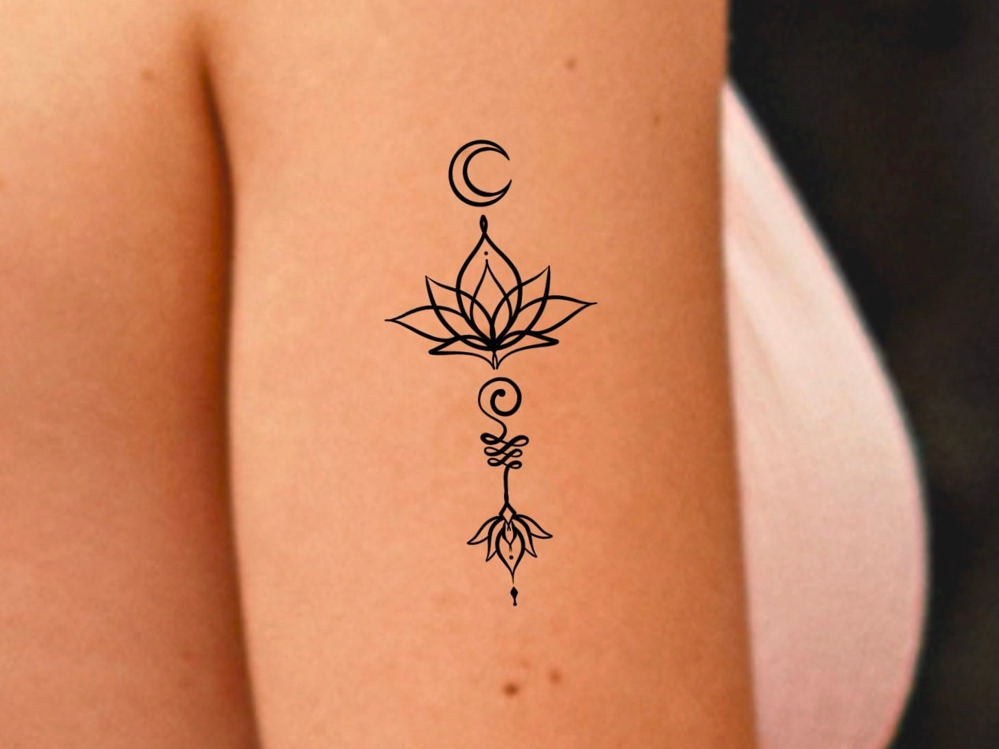 17 Elegant Lotus Flower Tattoo On Chest For Serenity