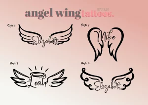 33 Graceful Loving Memory Remembrance Angel Wings Tattoo On Wrist