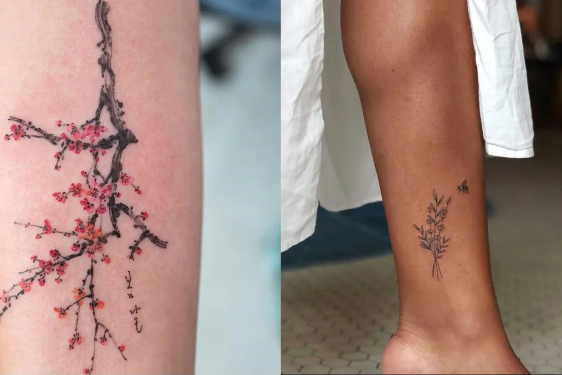 Lower Leg Small Tattoos For Females