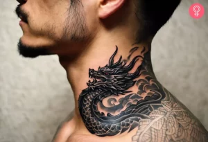15 Timeless Ideas For Male Back Of Neck Tattoos