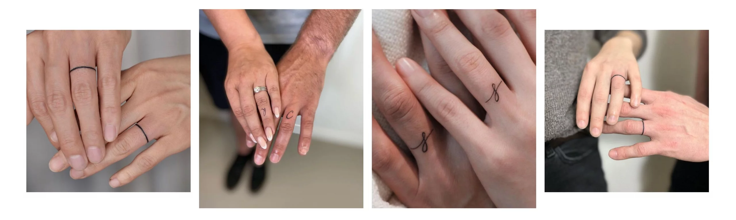 20 Married Couple Tattoos Soulmate Wedding Ring Tattoos