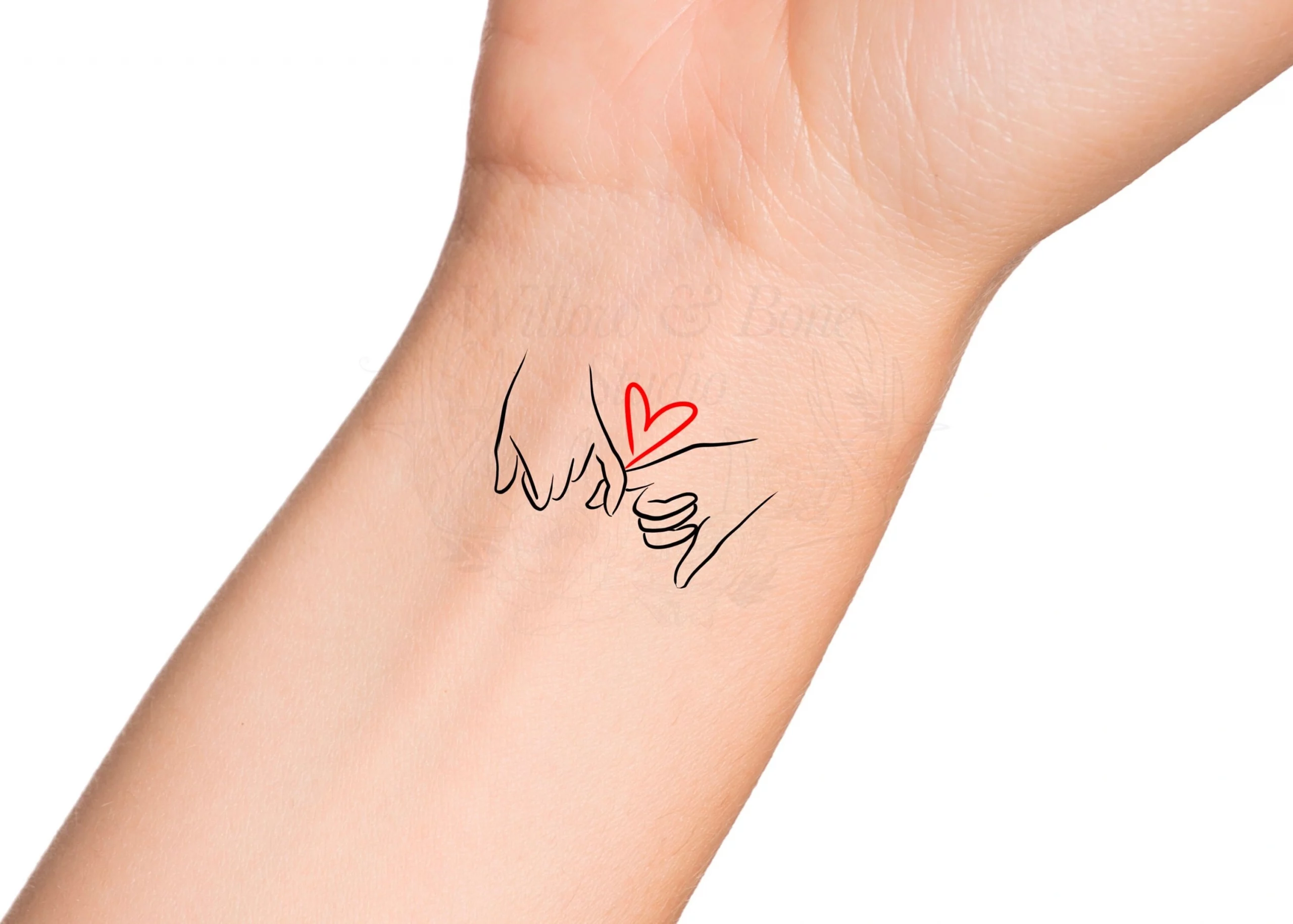 16 Chic Matching Heart Tattoos For Sisters: Bond