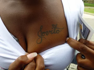 17 Stunning Name Tattoos On Female Chest Surprise