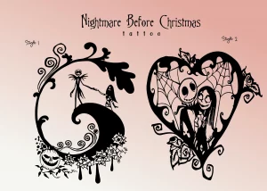 19 Nightmare Before Christmas Tattoos Designs