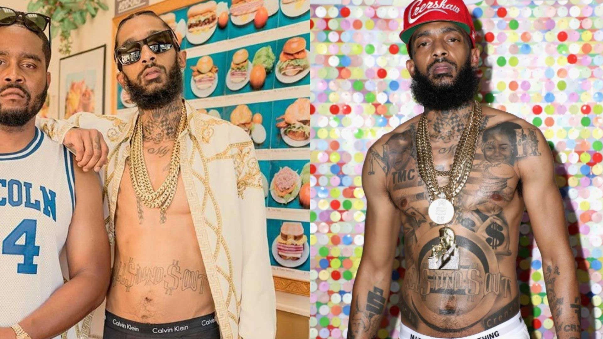 20 Stunning Nipsey Hussle Tattoos On Him Exposed