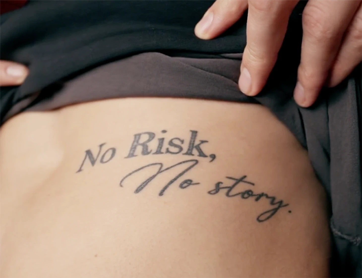 13 Minimalist No Risk No Story Tattoo – Own Your Mark