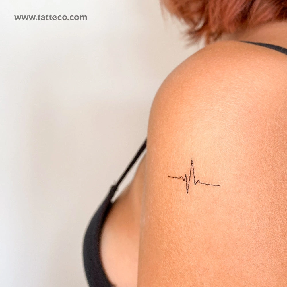 20 Quiet Passed Away Death Heartbeat Tattoo Remembering