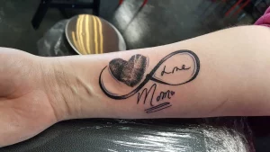 15 Passed Away Memorial Fingerprint Tattoo Designs