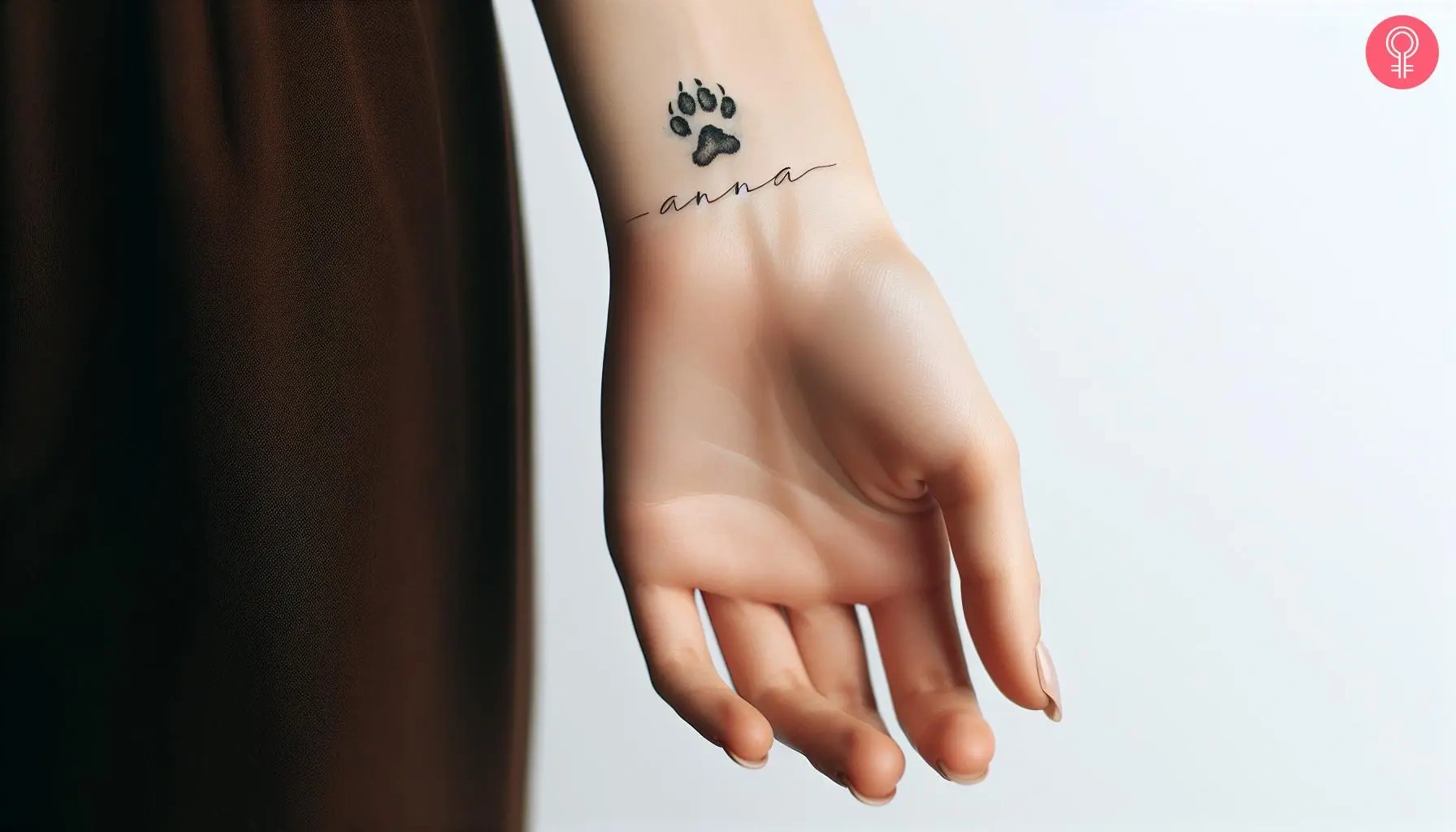 23 Elegant Paw Print And Name Tattoo Designs—Celebrate