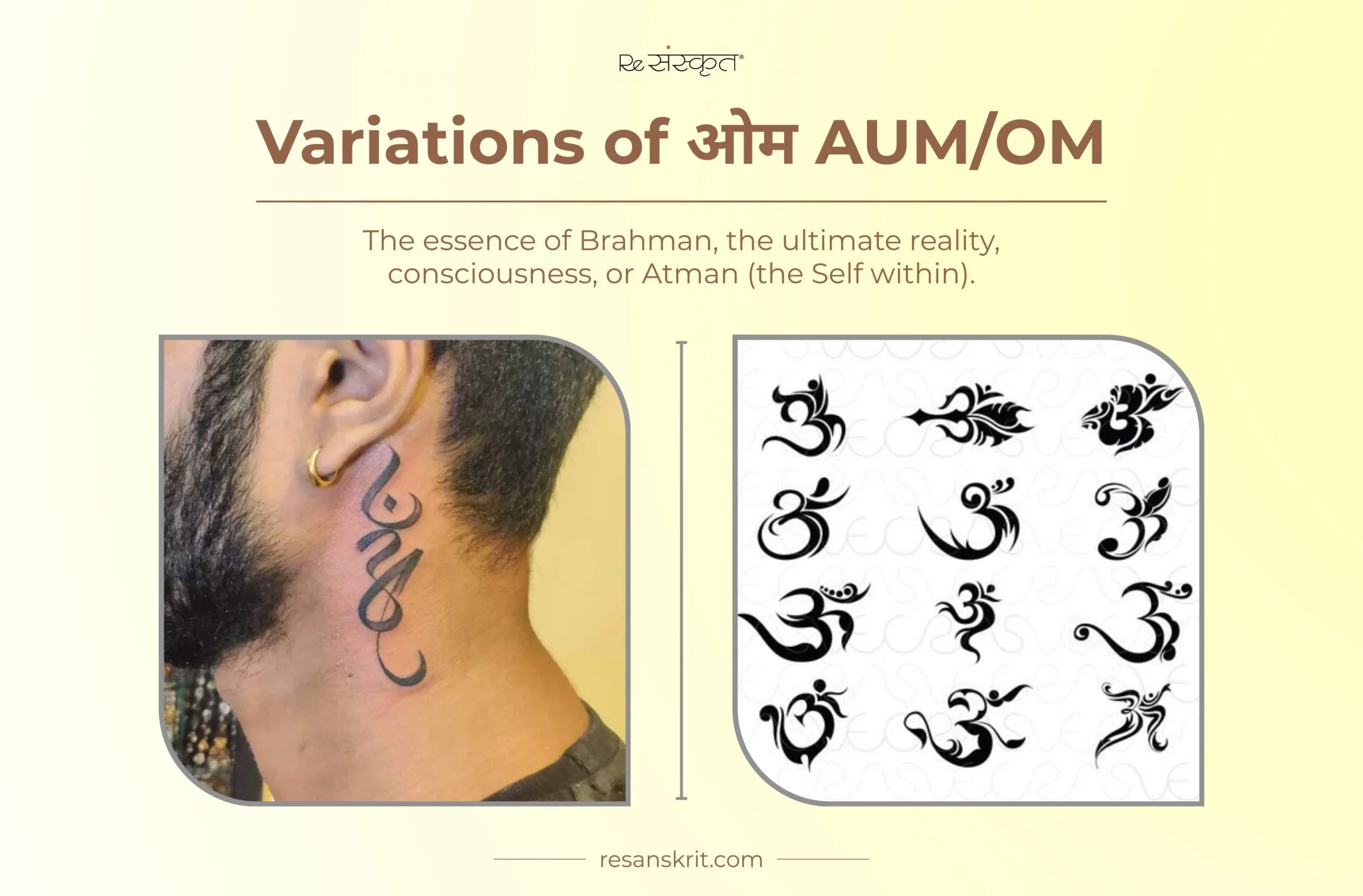 Positive Energy Hindu Symbols Tattoos