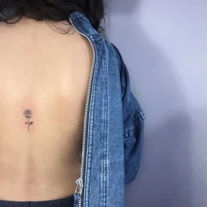 Rose Tattoos On The Back Of The Neck: A Quiet Statement
