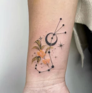 20 Stunning Scorpio Constellation Tattoo With Moon