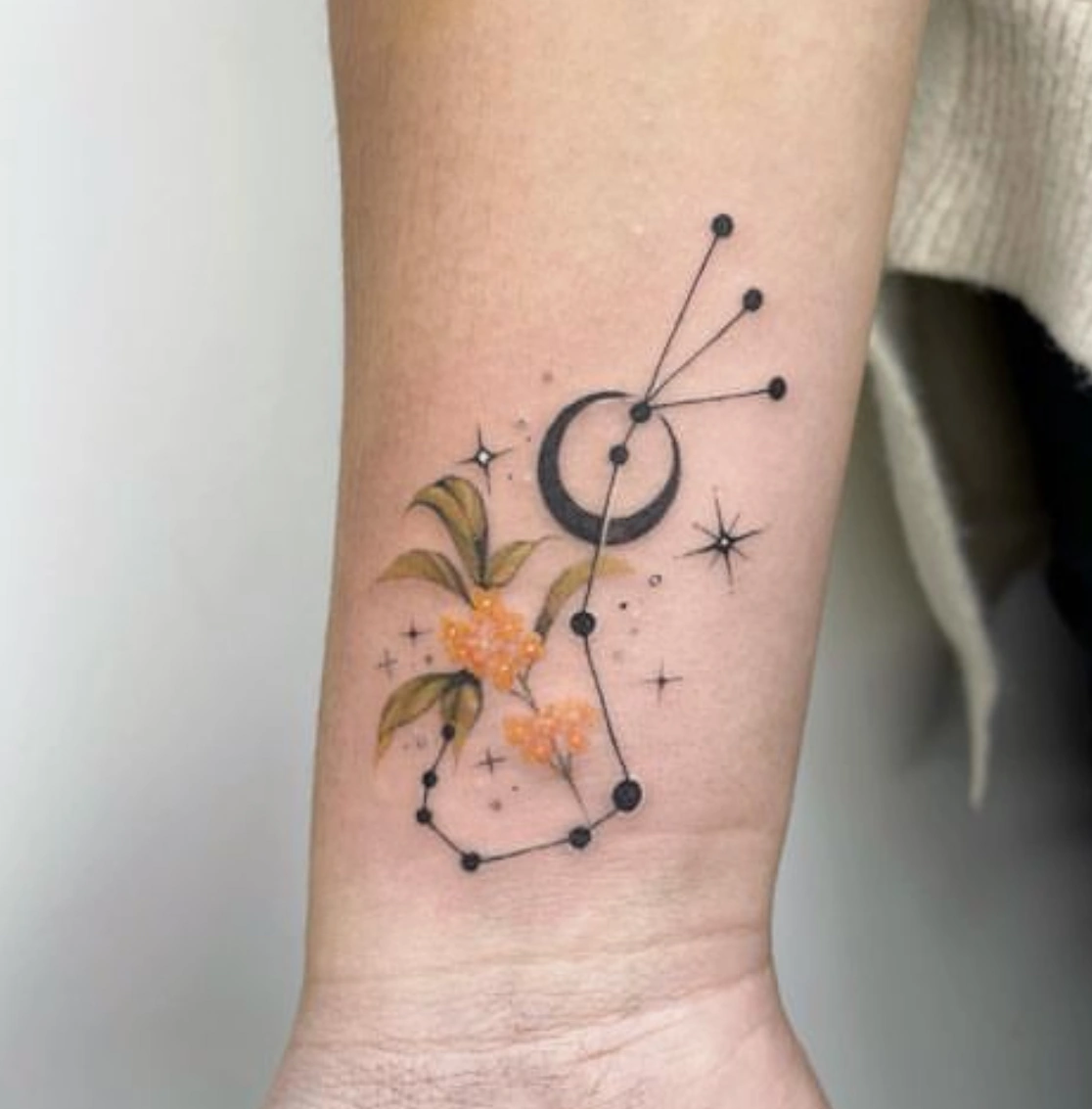 20 Bold Scorpio Constellation Tattoo With Moon Ignite