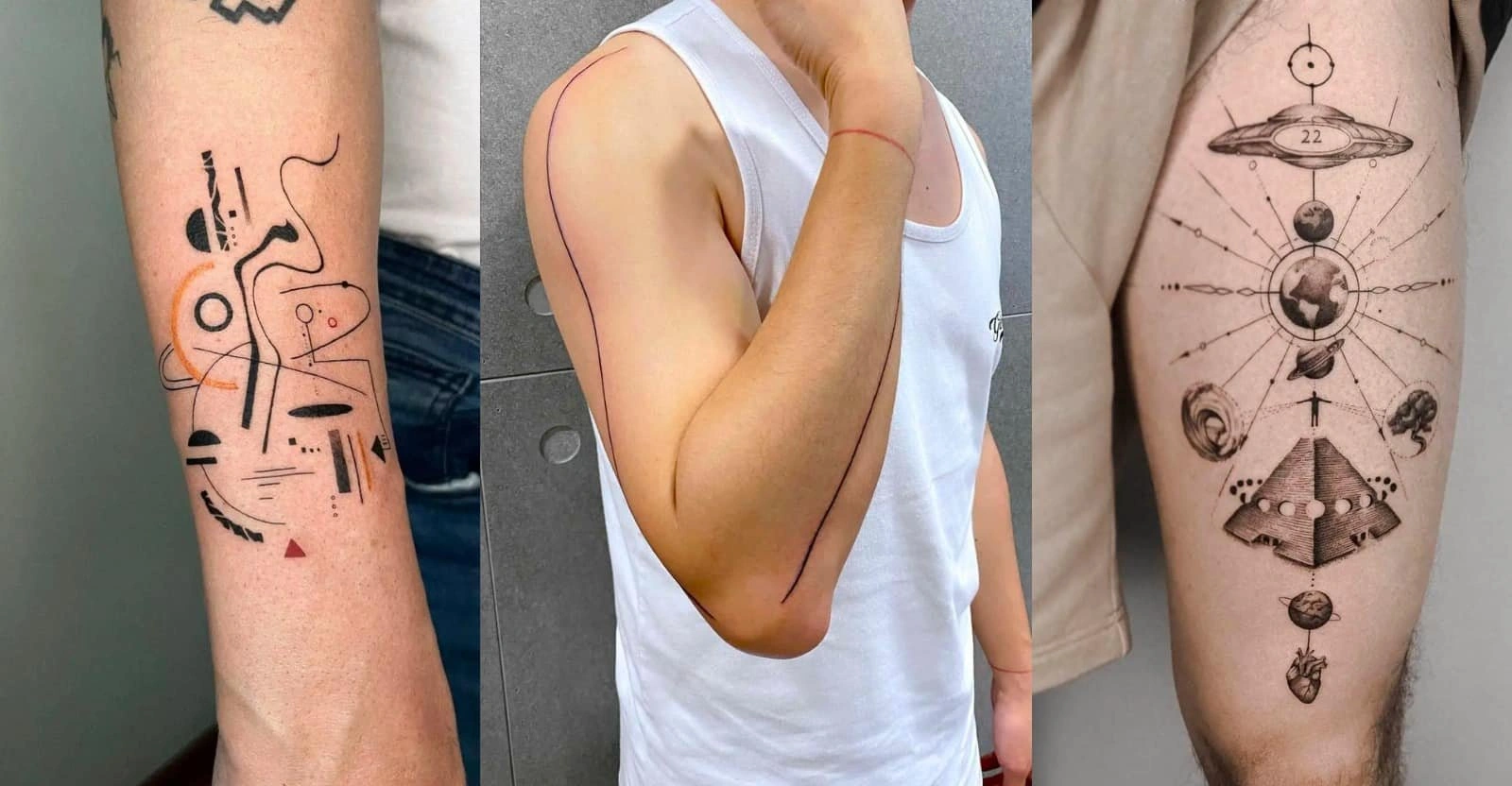 18 Bold Simple Line Tattoo Ideas For Men This Year