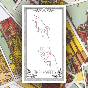 20 Creative Simple Lovers Tarot Tattoo Ideas