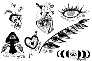 35 Simple Tattoos Black And White: Design Ideas