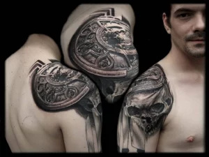 18 Timeless Skull Shoulder Tattoos For Men