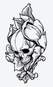 23 Stunning Skull Tattoo Designs Black And White