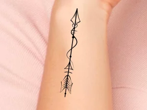 25 Chic Fine Line Arrow Tattoo✨ Small Subtle Symbol