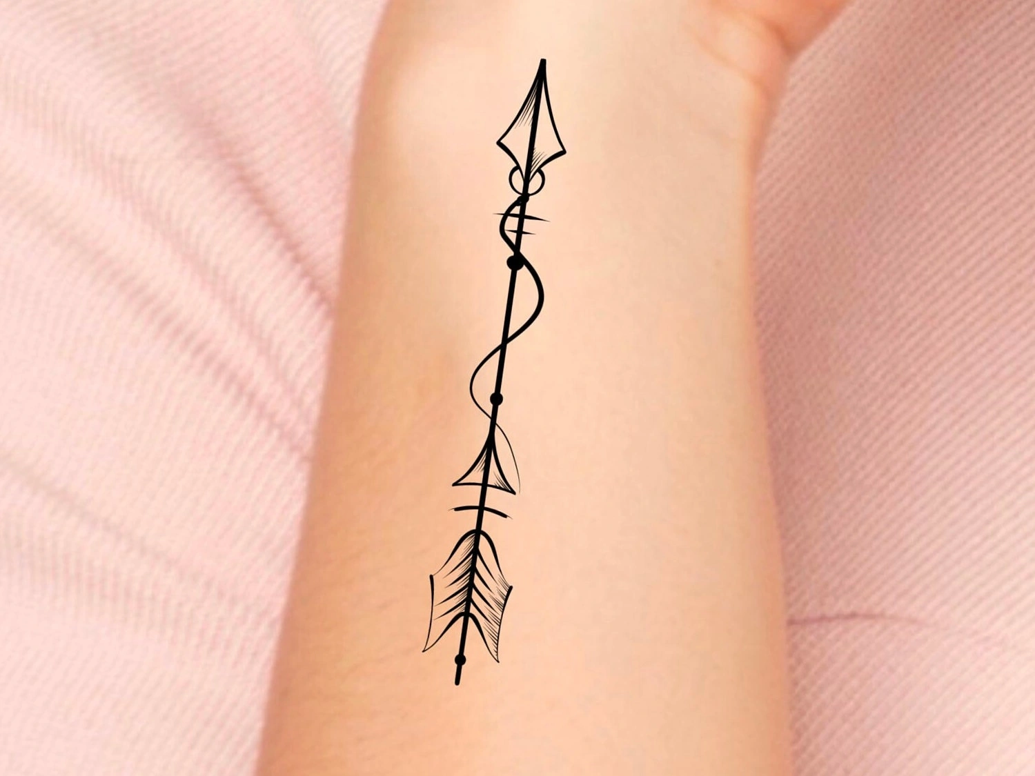 25 Elegant Small Arrow Tattoo ✨ Fine Line Arrow