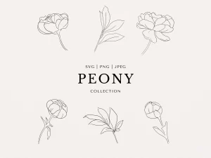 29 Elegant Small Fine Line Peony Tattoo Whisper