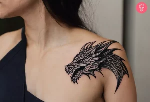 Small Game Of Thrones Dragon Tattoo: Subtle Power
