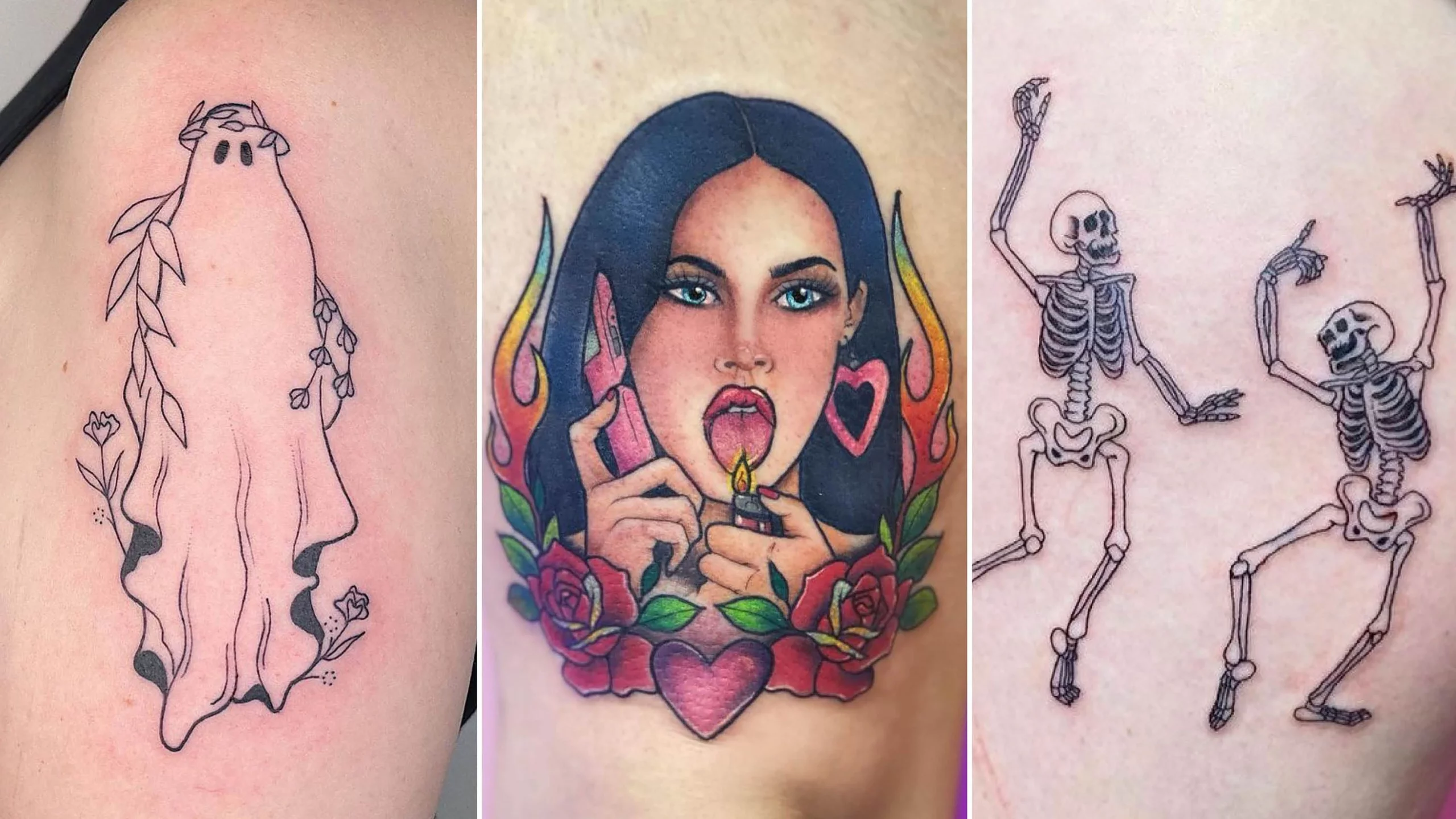 24 Elegant Small Halloween Tattoos For Females: Try Now