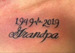 11 Quiet Small In Loving Memory Grandpa Tattoos