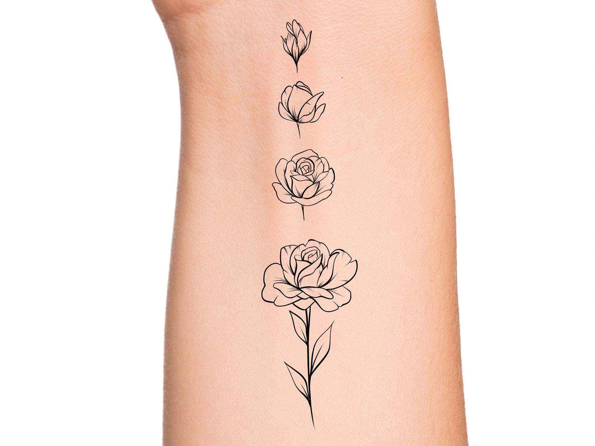 37 Graceful Small Roses Tattoos For Females: Whisper