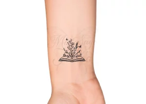 30 Chic Small Tattoos For Book Lovers