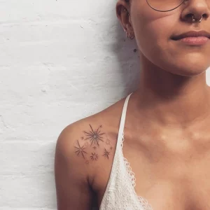 9 Star Tattoos On The Shoulder Ideas