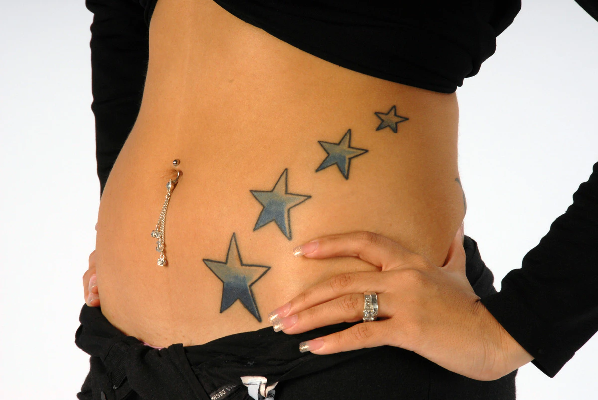 9 Stunning Star Tattoos On The Side: Ignite Confidence