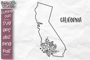 28 Striking California Outline Tattoo For Trendsetters