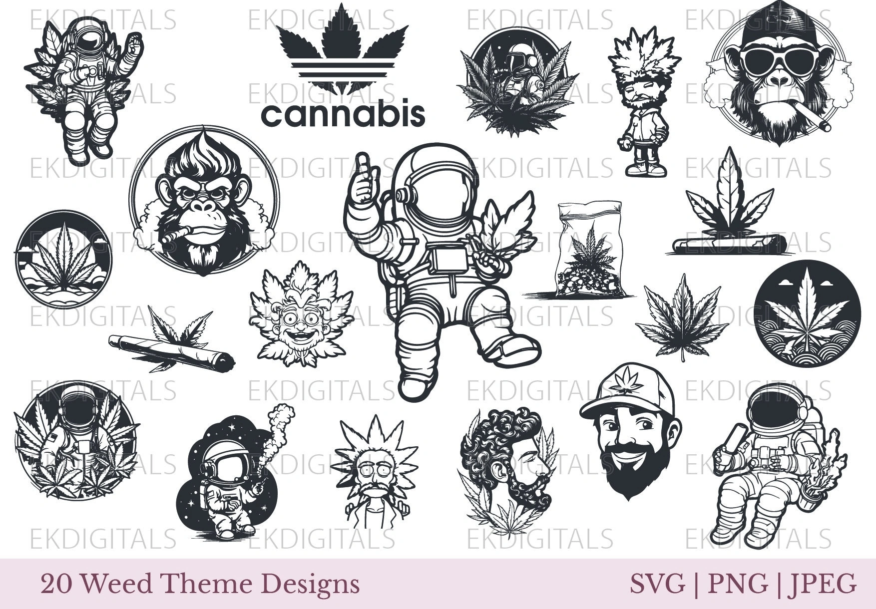 18 Bold Stencil Stoner 420 Tattoo Designs Unleash