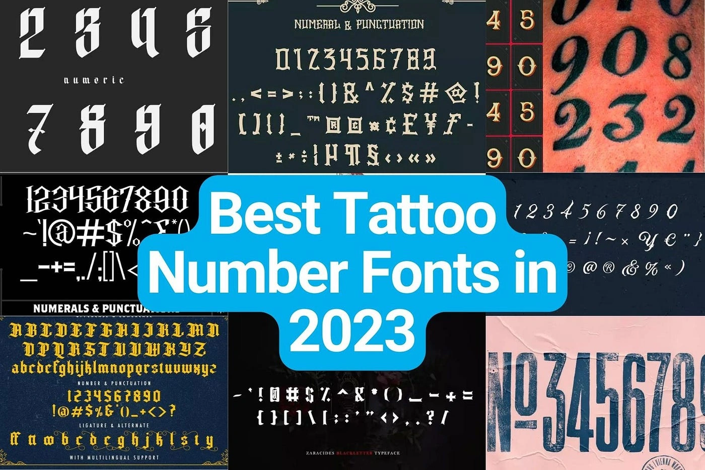 30 Elegant Styles Of Numbers For Tattoos Spark Joy