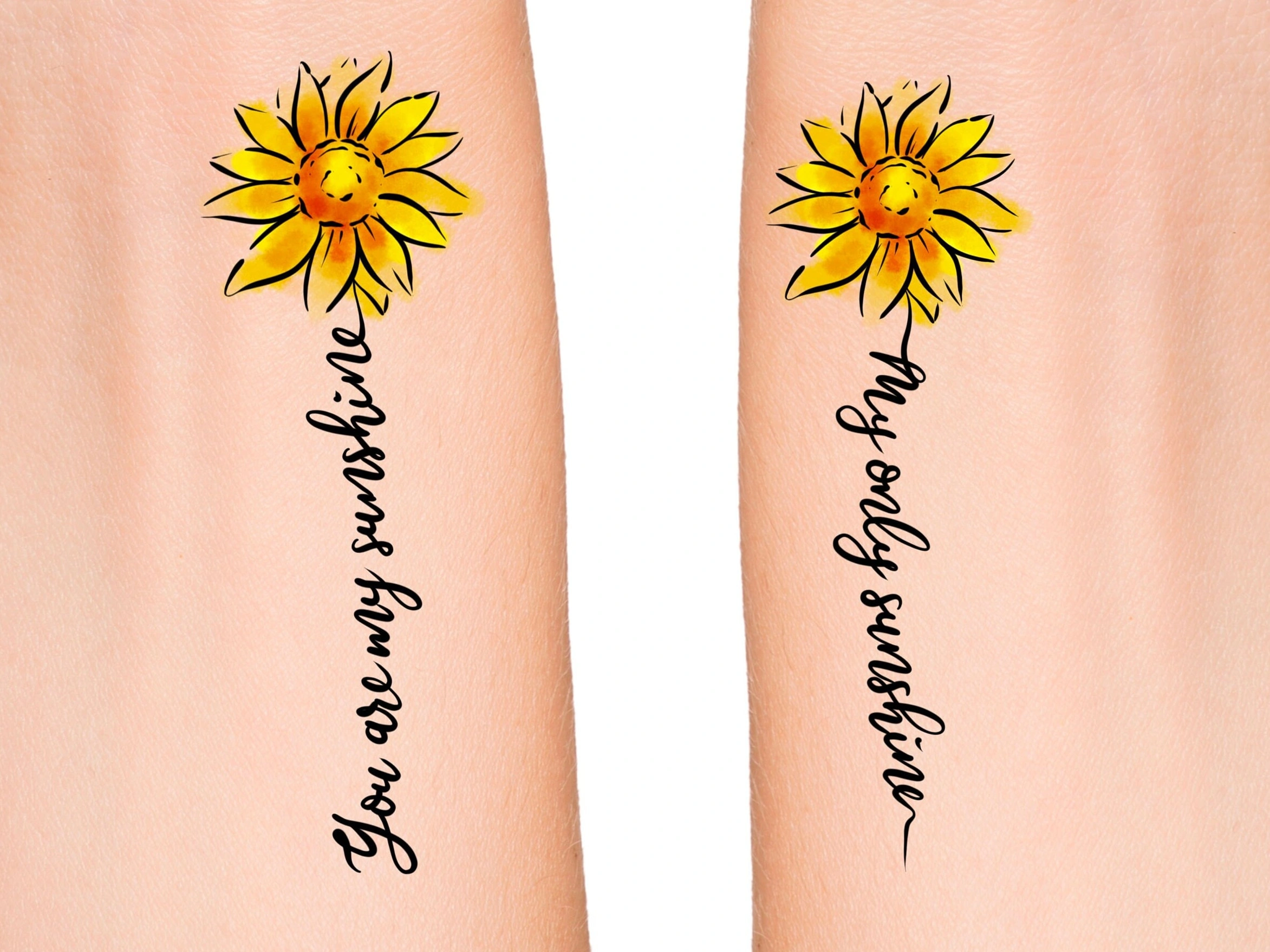 16 Bright Sweetest Of The Sunflowers Tattoo For Joy